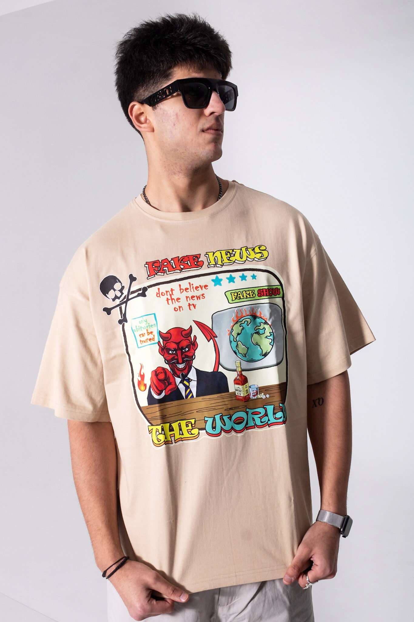 Fake News Oversized T-shirt