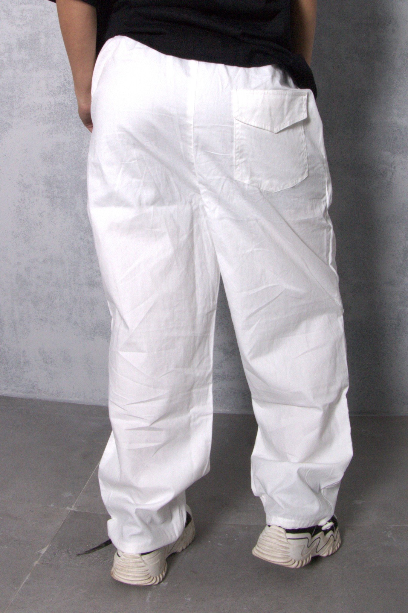 Parachute Pants White